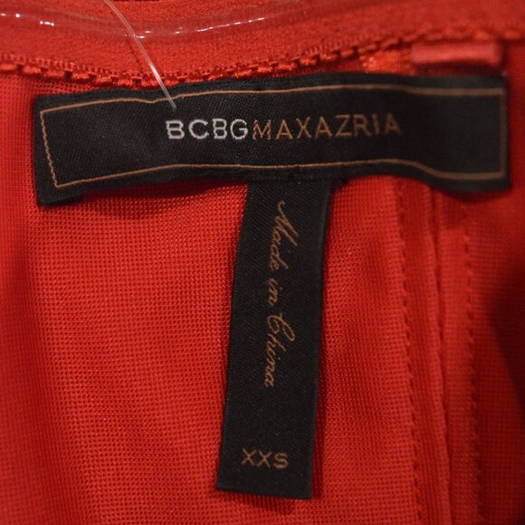 BCBGMaxAzria Red Strapless Floor length Gown - Picture 12 of 14